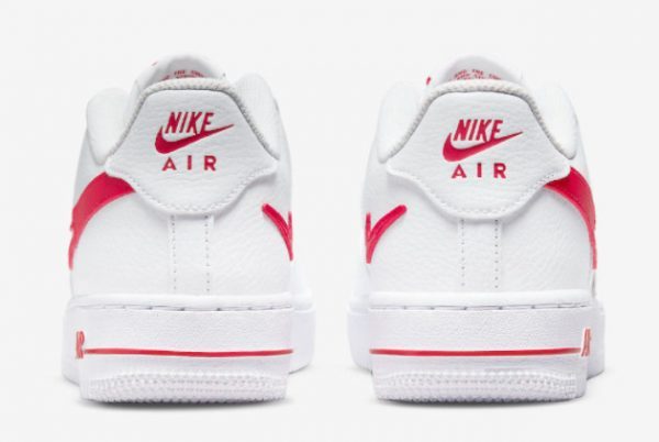 Nike Air Force 1 Low White Red True To Size DR7970-100-3