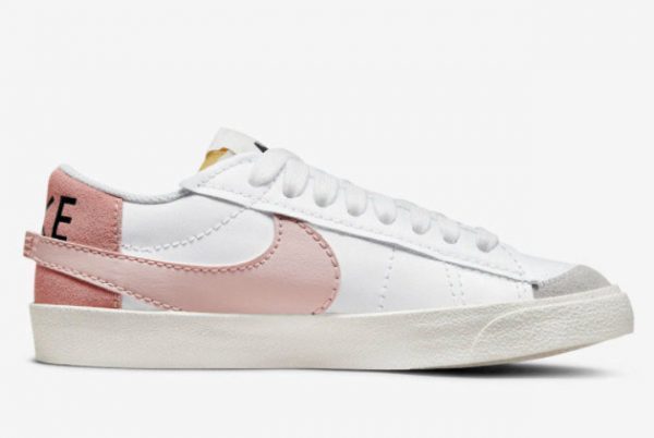 Nike Blazer Low Jumbo White Pink New Sale DQ1470-102-1