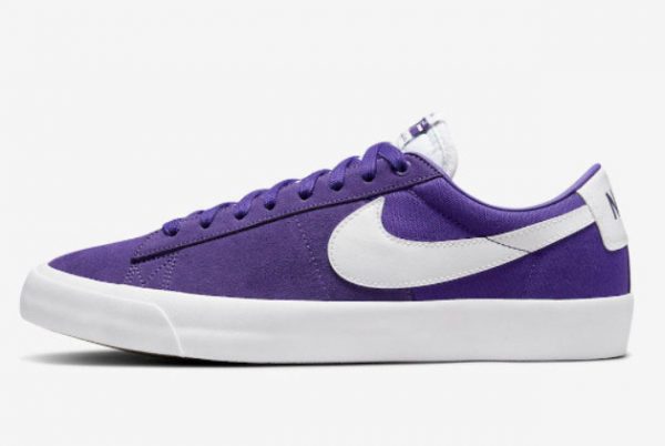 Nike SB Blazer Low GT Varsity Purple Casual Shoes DC7695-500