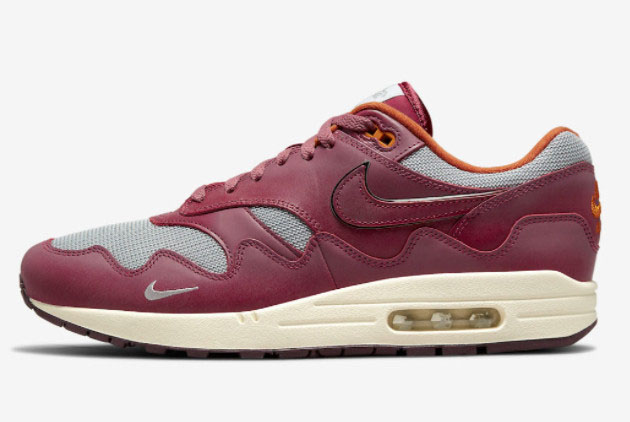 Patta x Nike Air Max 1 Rush Maroon In Store DO9549-001