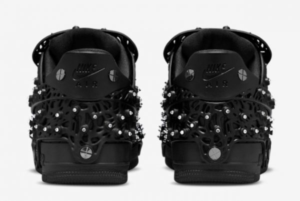 Swarovski x Nike Air Force 1 Low Black New Release CV7668-001-3