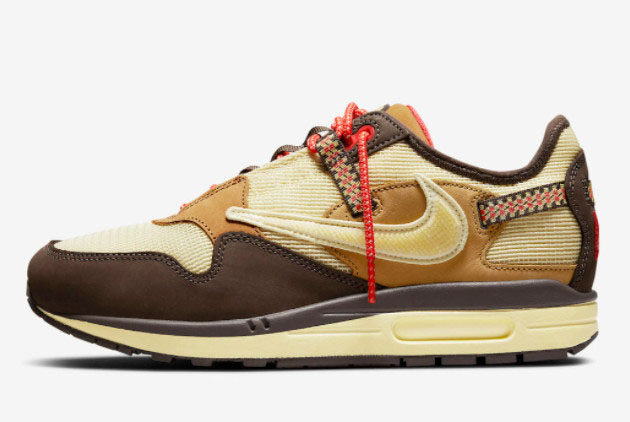 Travis Scott x Nike Air Max 1 Baroque Brown For Sale DO9392-200