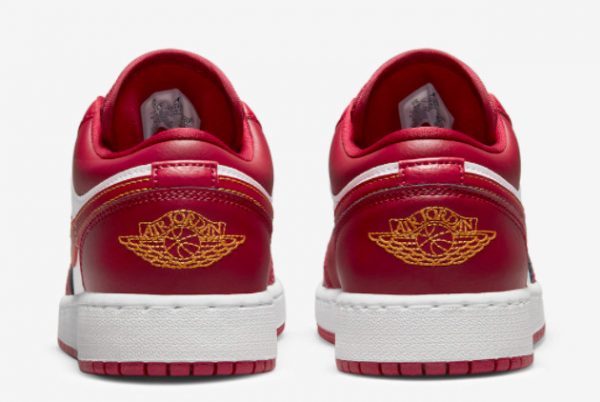 2022 Air Jordan 1 Low Cardinal Red With High Quality 553560-607-3