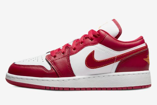 2022 Air Jordan 1 Low Cardinal Red With High Quality 553560-607