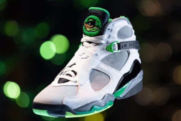 2022 Cheap Air Jordan 8 Oregon Ducks PE Shoes-1