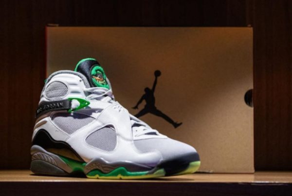 2022 Cheap Air Jordan 8 Oregon Ducks PE Shoes-2