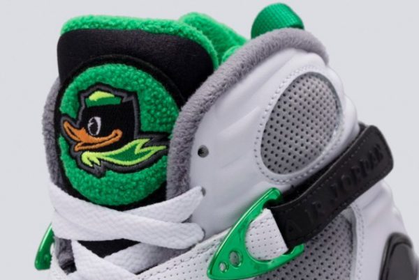 2022 Cheap Air Jordan 8 Oregon Ducks PE Shoes-3