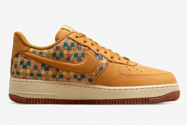 2022 Cheap Nike Air Force 1 N7 Woven Cork DM4956-700-1