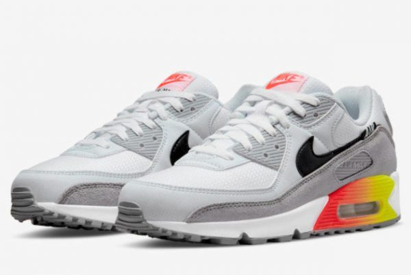 2022 Latest Nike Air Max 90 Gradient Cassette Shoes DR8600-001-2