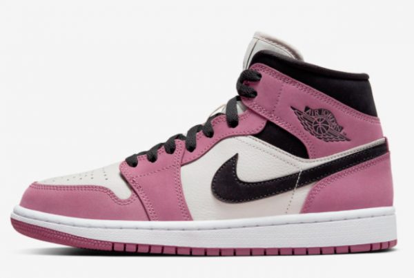 2022 Latest Release Air Jordan 1 Mid WMNS Berry Pink DC7267-500