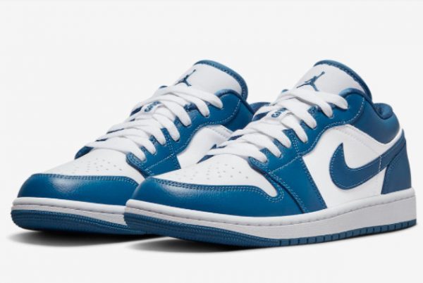 2022 New Air Jordan 1 Low Marina Blue DC0774-114-2