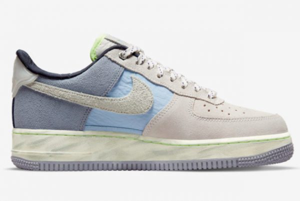 2022 Nike Air Force 1 ’07 LX Mountain White/Greystone-Light Blue DO2339-114-1