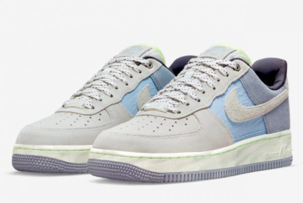 2022 Nike Air Force 1 ’07 LX Mountain White/Greystone-Light Blue DO2339-114-2