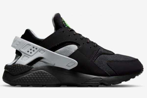 2022-nike-air-huarache-black-neon-casual-shoes-dr0141-001-1