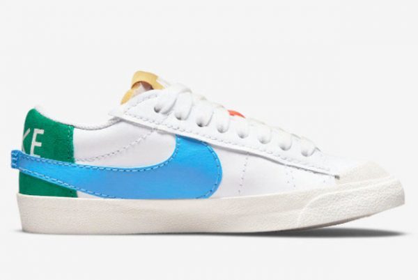 2022 Nike Blazer Low Jumbo Mismatch On Sale DQ1470-100-1