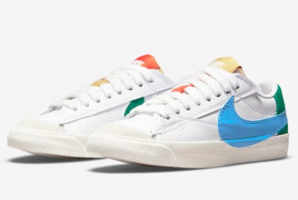 2022 Nike Blazer Low Jumbo Mismatch On Sale DQ1470-100-2