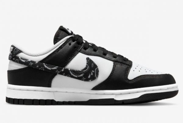 2022 Nike Dunks Low Black Paisley In Stock DH4401-100-1