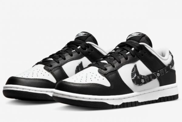 2022 Nike Dunks Low Black Paisley In Stock DH4401-100-2