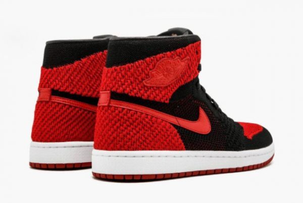 Air Jordan 1 Flyknit Banned Bred Discount Sale 919704-001-2