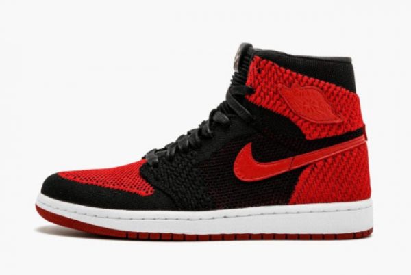 Air Jordan 1 Flyknit Banned Bred Discount Sale 919704-001