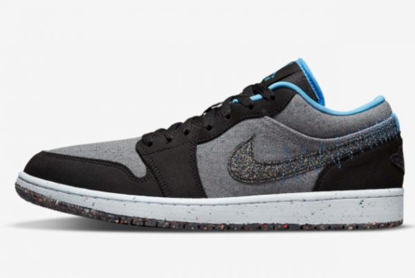 Air Jordan 1 Low Crater Grey Black New Sale DM4657-004