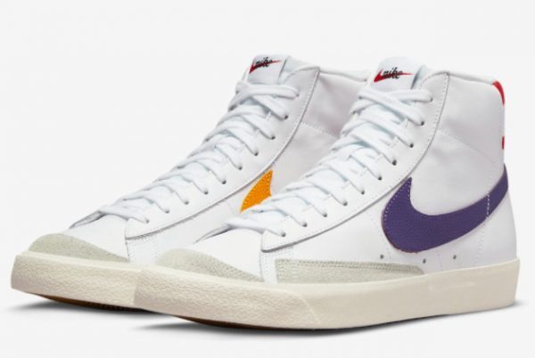 Buy Nike Blazer Mid EMB White Red-Purple-Yellow-Green DQ7777-100-2