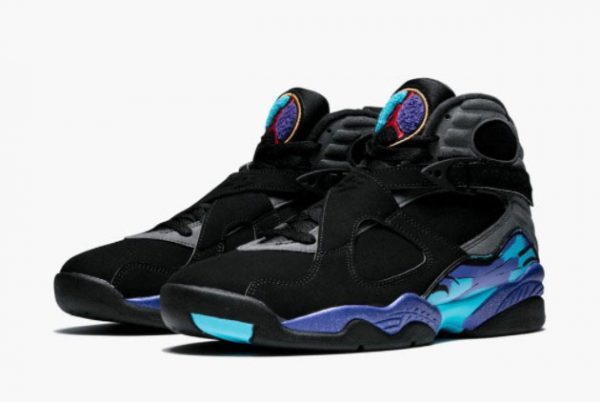 Cheap Air Jordan 8 Aqua Black True Red-Fling Grey-Bright Concord 305381-025-1