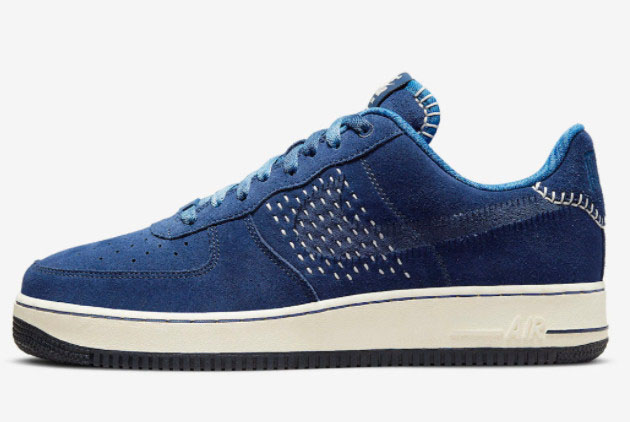 Cheap Nike Air Force 1 Low NAI-KE Blue and White DO7993-447