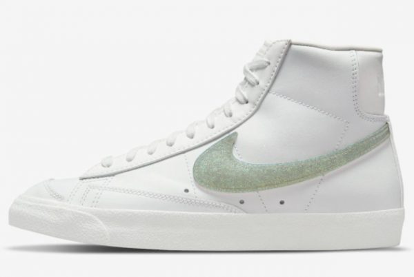 Cheap Nike Blazer Mid Glitter Swoosh Discount Price DH4399-100