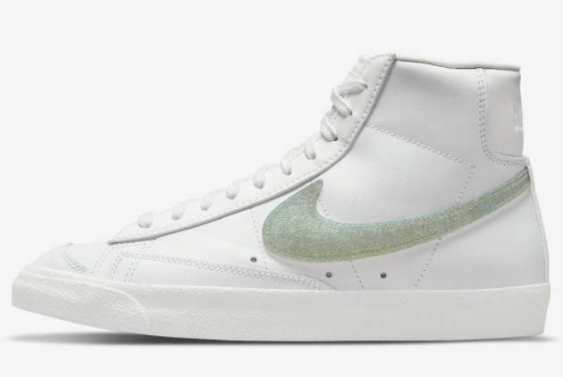 Cheap Nike Blazer Mid Glitter Swoosh Discount Price DH4399-100