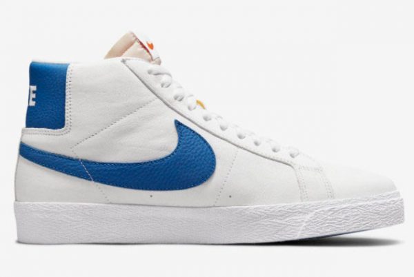 Cheap Price Nike SB Blazer Mid ISO White Blue DH6970-100-1