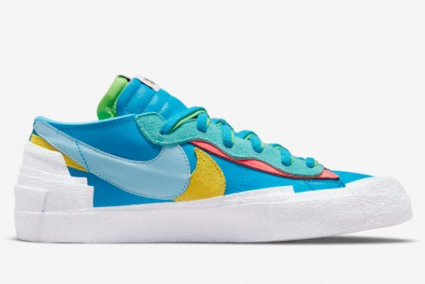 Kaws x Sacai x Nike Blazer Low Neptune Blue On Sale DM7901-400-1