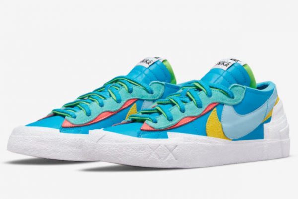 Kaws x Sacai x Nike Blazer Low Neptune Blue On Sale DM7901-400-2