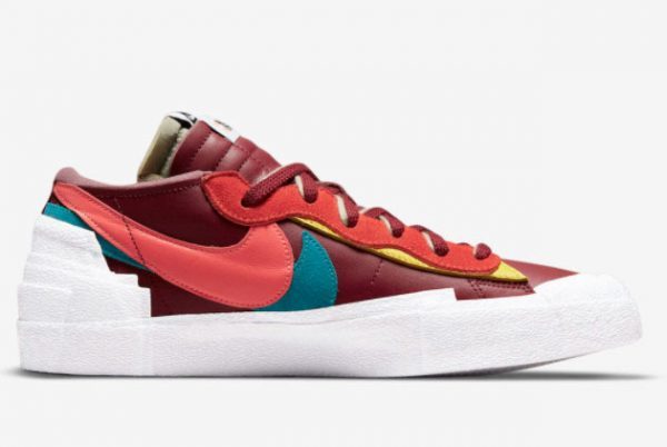 Kaws x Sacai x Nike Blazer Low Team Red For Sale DM7901-600-1