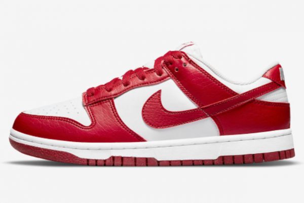 New Nike Dunk Low Next Nature University Red Sneakers DN1431-101