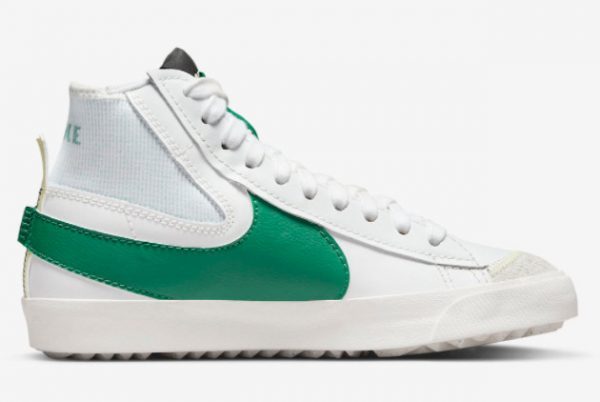 New Release Nike Blazer Mid ’77 Jumbo White Green DR8595-100-1