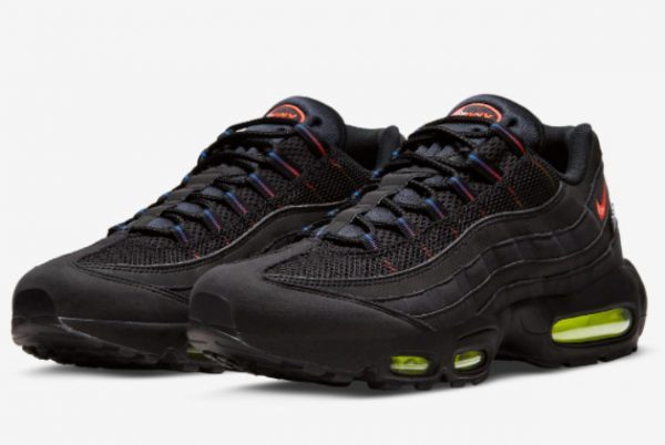 Nike Air Max 95 Black Orange Volt Discount Sale DR8604-001-2