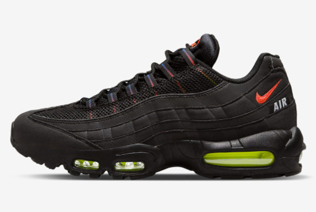 Nike Air Max 95 Black Orange Volt Discount Sale DR8604-001