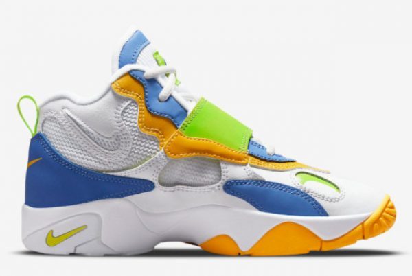 Nike Air Max Speed Turf GS White Blue Green Yellow High Quality DR9869-100-1