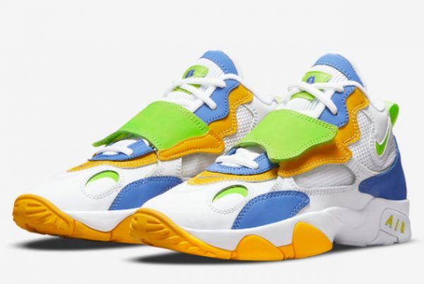 Nike Air Max Speed Turf GS White Blue Green Yellow High Quality DR9869-100-2