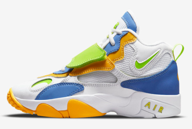 Nike Air Max Speed Turf GS White Blue Green Yellow High Quality DR9869-100