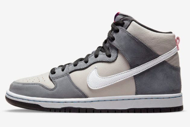 Nike SB Dunk High Medium Grey Sneakers On Sale DJ9800-001