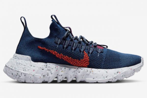 Nike Space Hippie 01 Navy Orange Running Shoes DN0010-400-1