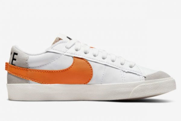 Top Sneaker Nike Blazer Low Jumbo White Orange DN2158-100-1