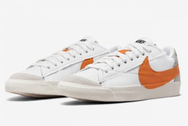 Top Sneaker Nike Blazer Low Jumbo White Orange DN2158-100-2