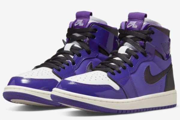 2022 Air Jordan 1 Zoom CMFT Purple Patent Online Sale CT0979-505-2