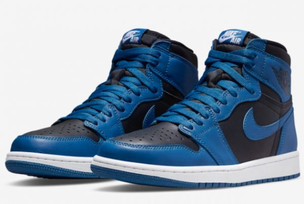 2022 Cheap Air Jordan 1 High OG Dark Marina Blue 555088-404-2