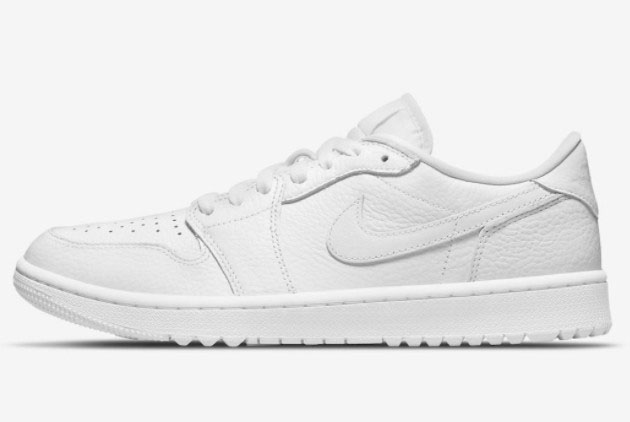 2022 Cheap Air Jordan 1 Low Golf Triple White DD9315-101