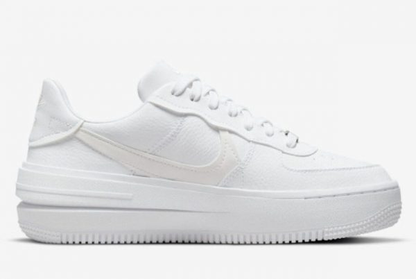 2022 Latest Nike Air Force 1 PLT.AF.ORM Triple White DJ9946-100-1