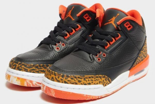 2022 New Air Jordan 3 GS Kumquat Shoes-1